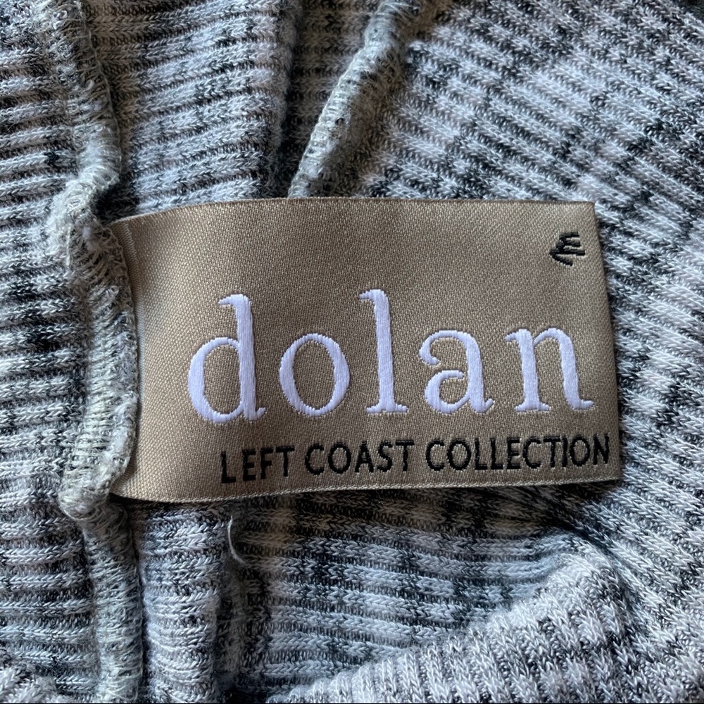 Long-Sleeve Ribbed Sweater Top, Gray, Anthro, M - Picture 8 of 10